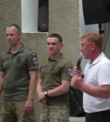 До Городненської громади завітав оркестр Одеської військової академії
