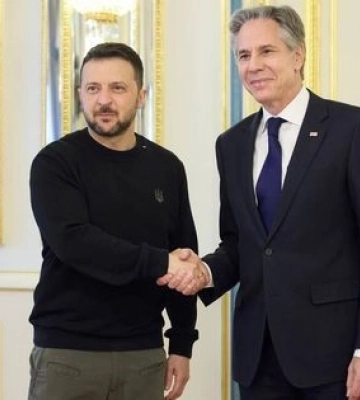 Зеленський підкреслив Блінкену важливість участі Байдена у Саміті миру, обговорили фронт і Patriot для України