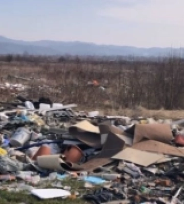На території Углянської сільської ради ліквідували стихійне сміттєзвалище