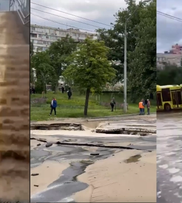 У Києві прорвало воду