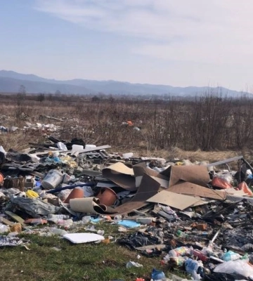 На території Углянської сільської ради ліквідували стихійне сміттєзвалище