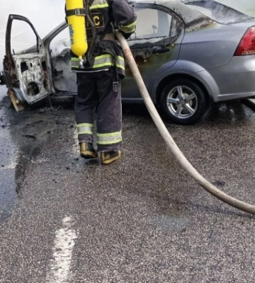 В Олександрії горів Chevrolet