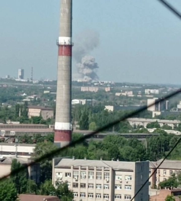 У Луганську &quot;прилетіло&quot; по базі окупантів в академії внутрішніх справ, - ФОТО, ВІДЕО