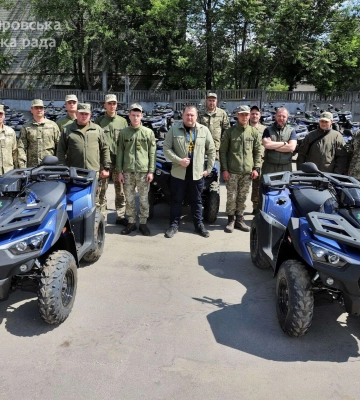 Цього тижня Дніпро доправив на Харківський напрямок та схід близько тисячі дронів та квадроцикли