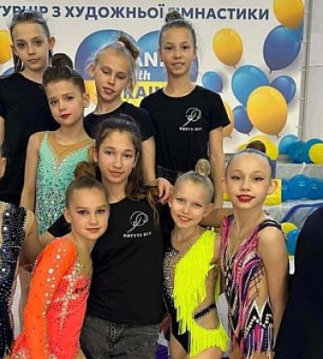 Криворізькі гімнастки вибороли 13 медалей на Всеукраїнському турнірі