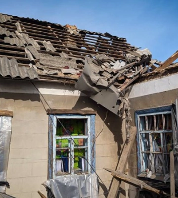 Окупанти 434 рази вдарили по Запорізькій області: один чоловік загинув, надійшло 6 повідомлень про руйнування
