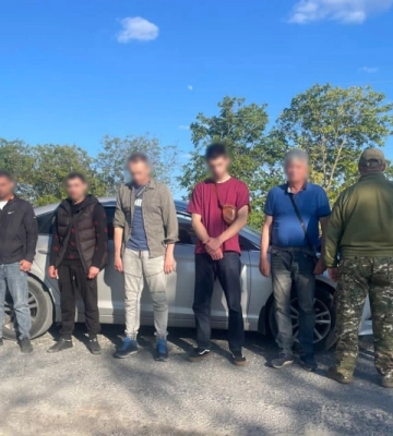 На Одещині прикордонники затримали три групи ухилянтів