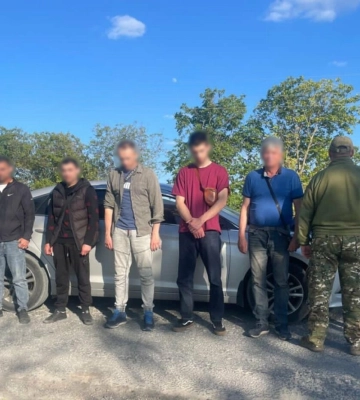 На Одещині прикордонники затримали три групи ухилянтів
