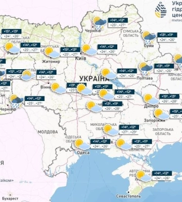 Погода на 22 мая в Украине: возможны кратковременные дожди