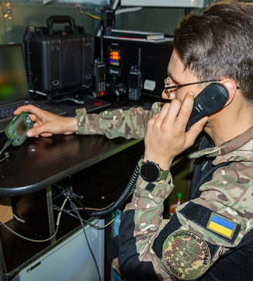 Закарпатські нацгвардійці відпрацювали розгортання польового вузла зв’язку