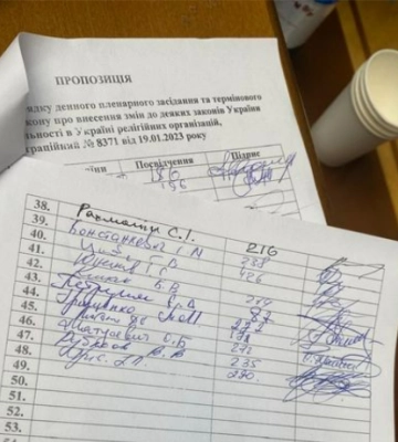 У Верховній Раді заблокували трибуну: волинські нардепи ініціювали заборону УПЦ МП
