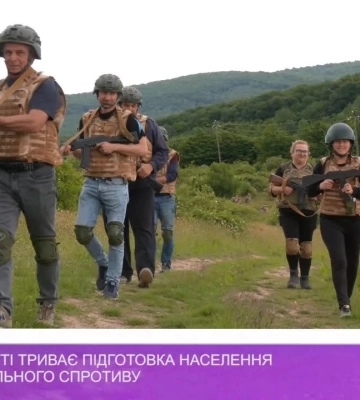 На Закарпатті триває підготовка населення до національного спротиву