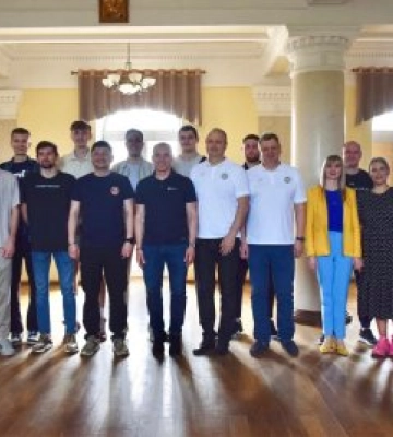 Віталій Кім відзначив миколаївських призерів Чемпіонату України з баскетболу