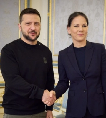 Володимир Зеленський зустрівся з главою МЗС Німеччини