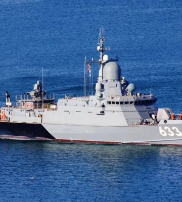 У Генштабі підтвердили, що українські військові у ніч на 19 травня уразили російський корабель &quot;Циклон&quot;
