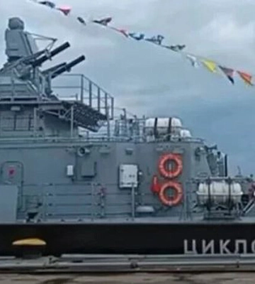 Генштаб підтвердив ураження російського ракетного корабля «Циклон» у Севастополі