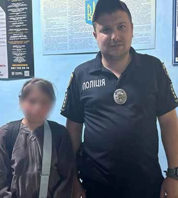 На Полтавщині менше ніж за годину розшукали зниклу дівчинку