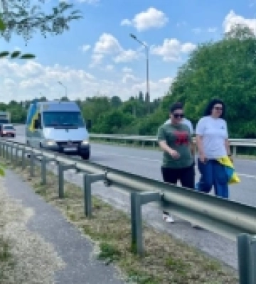 Луцька волонтерка пройшла 37 кілометрів, щоб зібрати гроші на дрони для 100 бригади