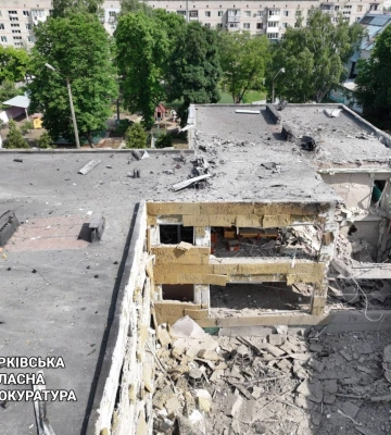 РФ нанесла ракетный удар по центру Чугуева