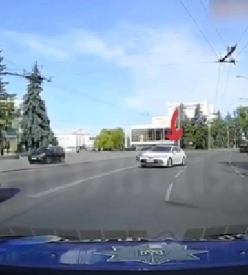 У Луцьку зловили зухвалого порушника (відео)