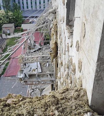 Від російського обстрілу в Харкові постраждали двоє дітей