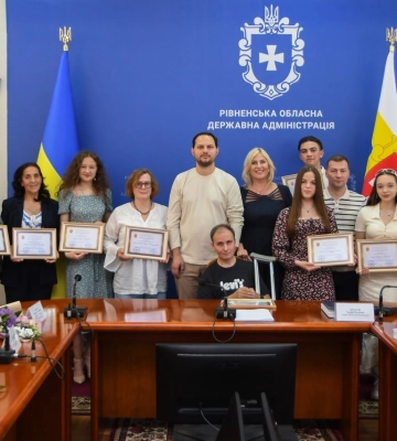 Обласне керівництво Рівненщини відзначило діячів культури та творчу молодь