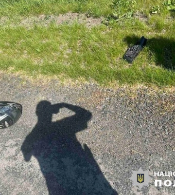 На Уманщині джип зіткнувся із електроскутером. Постраждав водій (ФОТО)