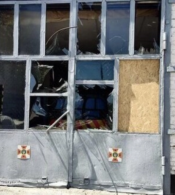 Росіяни вдарили по пожежному депо у Нікопольському районі