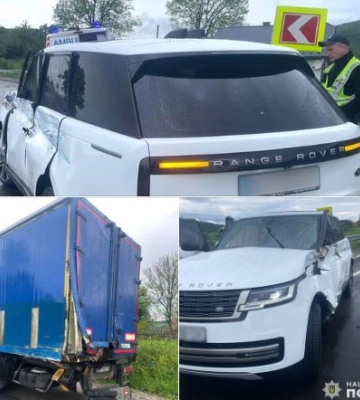 На Львівщині  не розминулися кияни на вантажівці та автівці