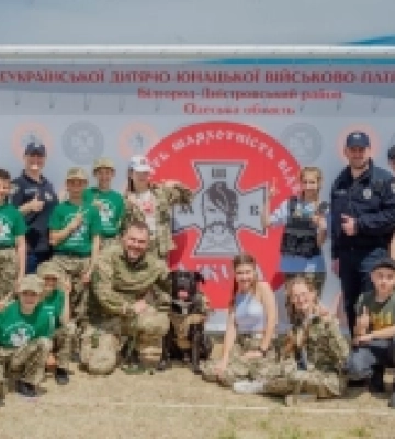 У Татарбунарах поліцейські долучилися до чергового етапу дитячо-юнацької військово-патріотичної гри «Сокіл»