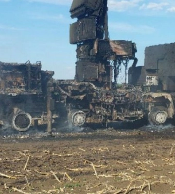 З’явилось відео знищення російського ЗРК С-400 під Донецьком ракетами ATACMS
