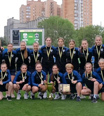 Жіноча команда «Минаю» здобула «бронзу» Першої ліги України
