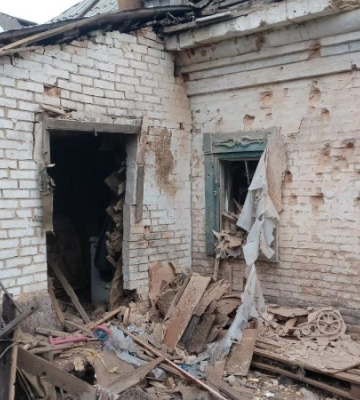 Від російських обстрілів Нікополя загинула людина