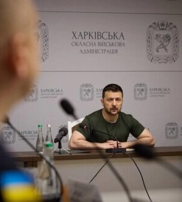 росія воює з людяністю і всіма аспектами нормального життя, – Володимир Зеленський про ракетний удар по Харкову 23 травня