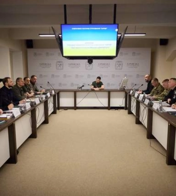 Зеленский в Харькове провел совещание по оперативной обстановке в регионе