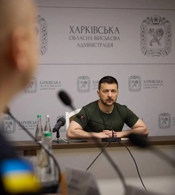 Зеленский прибыл в Харьков и провел совещание