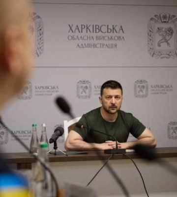 росія воює з людяністю і всіма аспектами нормального життя, – Володимир Зеленський про ракетний удар по Харкову 23 травня