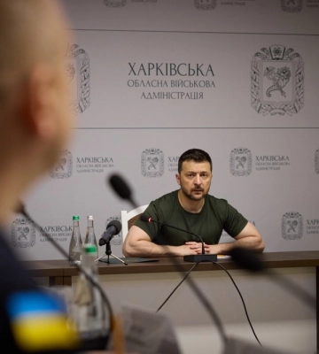 Зеленський прибув з візитом до Харкова і провів нараду: подробиці