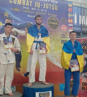 Спортсмени з Полтавщини стали призерами чемпіонату Європи з дзю-дзюцу