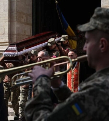Львів попрощається з воїнами Олександром Рудським, Олегом Ковцем, Євгенієм Кузнєцовим
