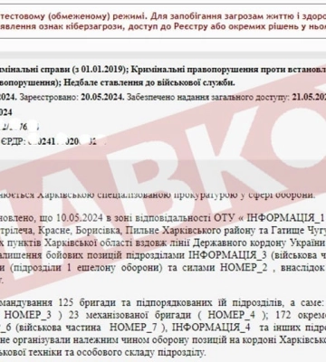 Відхід ТрО з першої лінії: ДБР розслідує справу про прорив РФ на Харківщині