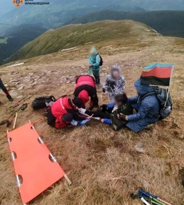 Рятувальники допомогли туристці, що травмувалась на Говерлі