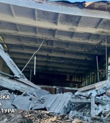 По лицею били &quot;Искандерами&quot;: фото последствий ракетного удара по Харькову