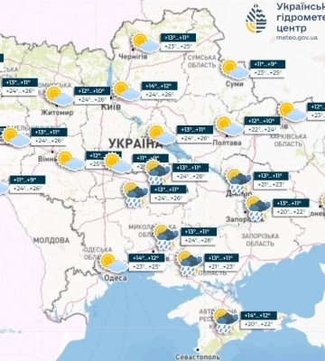 Синоптик о погоде в Украине: увеличится количество дождей и гроз