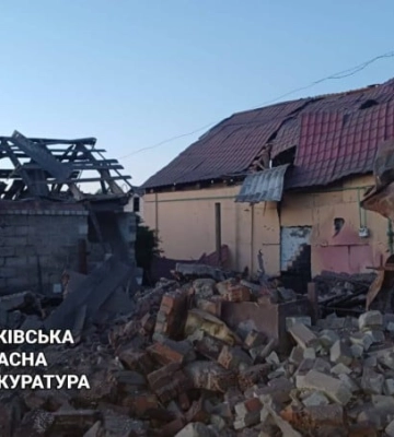 Розпочато провадження за фактом ворожого удару по селищу Борова на Ізюмщині