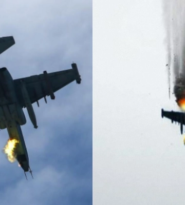 Бойцы 110-й ОМБр уничтожили очередной российский Су-25, - военный