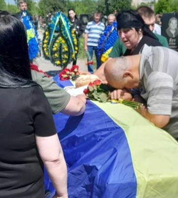 У Київській  області попрощалися з військовослужбовцем з Херсонщини