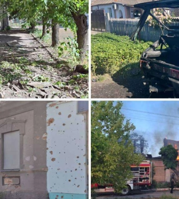 Війська РФ вдарили по Нікополю дронами-камікадзе. Поранені двоє людей