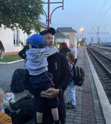 На Волинь прибув черговий евакуаційний потяг 