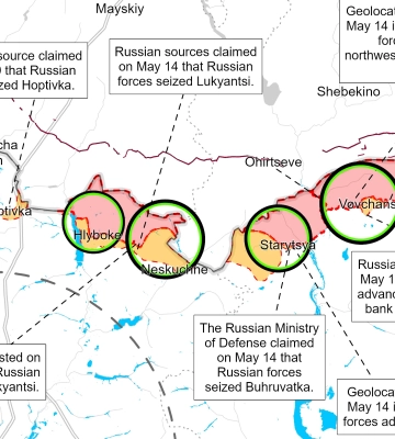 ISW: Наступ РФ на Харківщині сповільнився, окупанти застосували нову &quot;вбивчу&quot; тактику